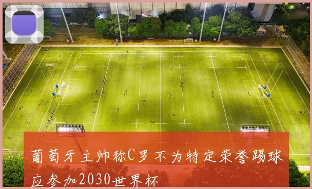 葡萄牙主帅称C罗不为特定荣誉踢球应参加2030世界杯
